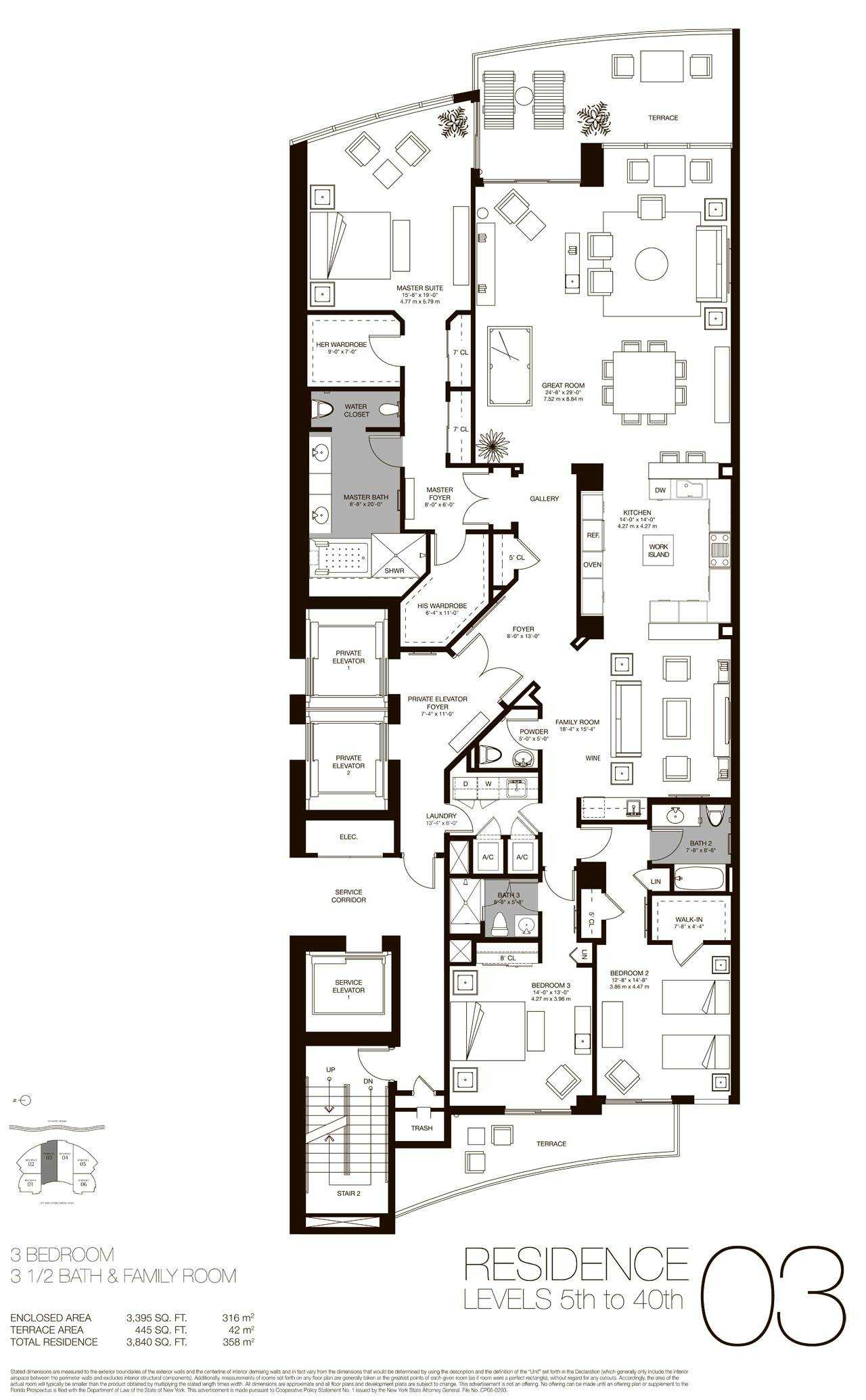 Residences 03 - 04, Level 5-40